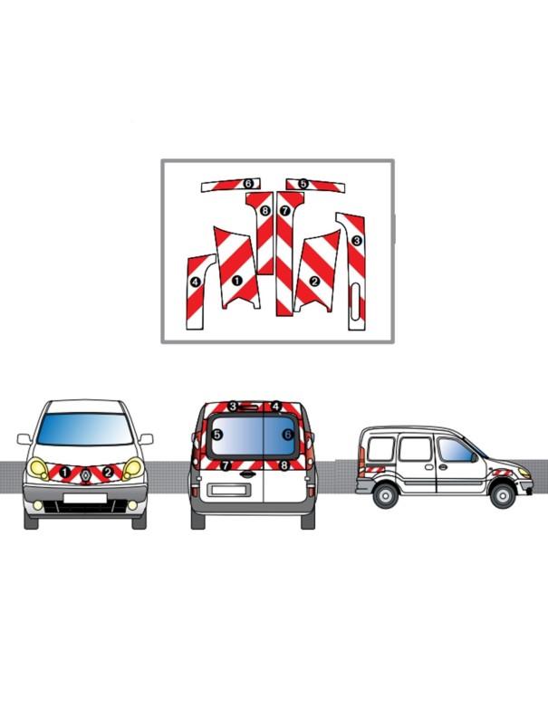 KIT DE BALISAGE VEHICULE KANGOO